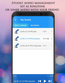 Baixar Modificador de voz com Efeitos Música e áudio para Android captura de tela 6