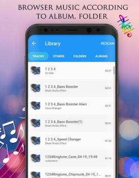 Baixar Modificador de voz com Efeitos Música e áudio para Android captura de tela 7