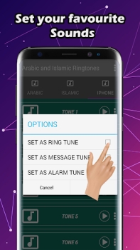 Baixar Arabic & Islamic Ringtones Personalização para Android captura de tela 2