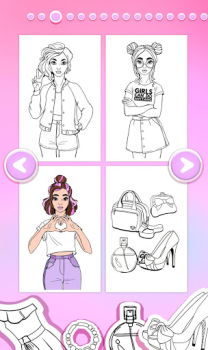Baixar Moda jogo de colorir: Jogos para meninas Casual para Android captura de tela 2