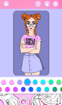 Baixar Moda jogo de colorir: Jogos para meninas Casual para Android captura de tela 3