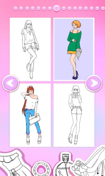 Baixar Moda jogo de colorir: Jogos para meninas Casual para Android captura de tela 4