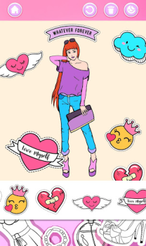 Baixar Moda jogo de colorir: Jogos para meninas Casual para Android captura de tela 5