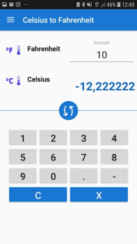 Baixar Celsius to Fahrenheit Convert Clima para Android captura de tela 2
