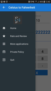 Baixar Celsius to Fahrenheit Convert Clima para Android captura de tela 3