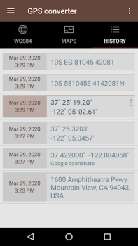 Baixar GPS coordinate converter Ferramentas para Android captura de tela 3