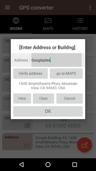Baixar GPS coordinate converter Ferramentas para Android captura de tela 4