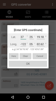Baixar GPS coordinate converter Ferramentas para Android captura de tela 6