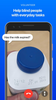 Baixar Be My Eyes - Helping the blind Estilo de vida para Android captura de tela 3