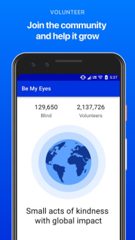 Baixar Be My Eyes - Helping the blind Estilo de vida para Android captura de tela 5