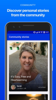 Baixar Be My Eyes - Helping the blind Estilo de vida para Android captura de tela 7