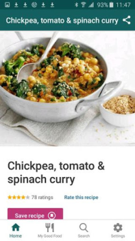 Baixar Good Food: Recipe Finder Comida e bebida para Android captura de tela 4