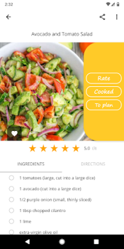 Baixar Healthy Recipes Comida e bebida para Android captura de tela 3