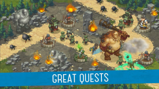 Baixar Orcs Warriors: Offline Tower Defense Estratégias para Android captura de tela 3