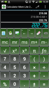 Baixar Calculadora Mem Emprego para Android captura de tela 3