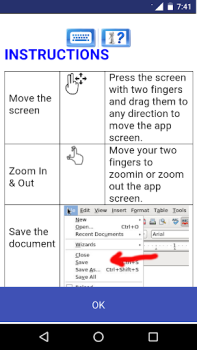 Baixar AndroWriter Edita documentos Emprego para Android captura de tela 3