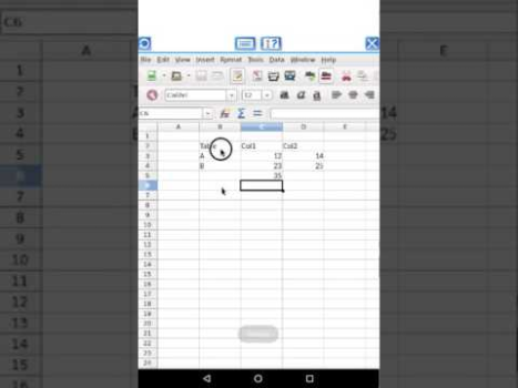 Baixar AndroCalc Editor de planilhas Emprego para Android captura de tela 8