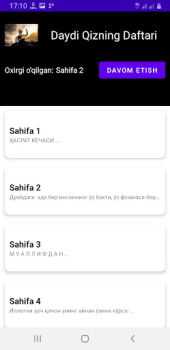 Baixar Daydi Qizning Daftari Livros e Referências para Android captura de tela 3