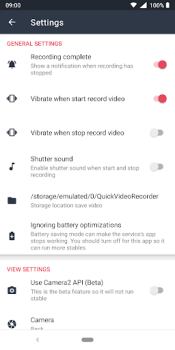 Baixar Quick Video Recorder Ferramentas para Android captura de tela 6