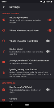 Baixar Quick Video Recorder Ferramentas para Android captura de tela 7
