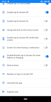 Baixar Double Tap Screen On and Off Ferramentas para Android captura de tela 3