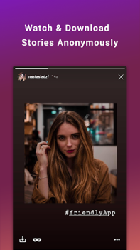 Baixar Friendly For Instagram Social para Android captura de tela 2