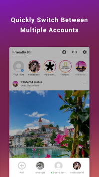 Baixar Friendly For Instagram Social para Android captura de tela 6