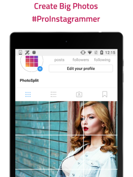 Baixar PhotoSplit Grid Maker Social para Android captura de tela 6