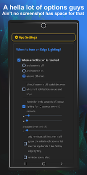 Baixar Always On Edge Personalização para Android captura de tela 3