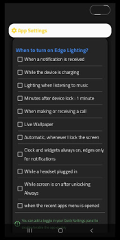 Baixar Always On Edge Personalização para Android captura de tela 6