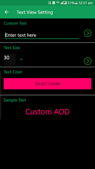 Baixar Custom AOD (AOD wallpapers) Personalização para Android captura de tela 4