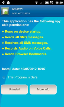 Baixar Anti Spy Mobile Free Ferramentas para Android captura de tela 5