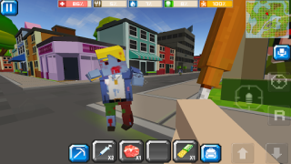 Baixar Cube Z (Pixel Zombies) Jogos de ação para Android captura de tela 6