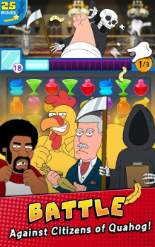 Baixar Family Guy Freakin Mobile Game Quebra-cabeças para Android captura de tela 3