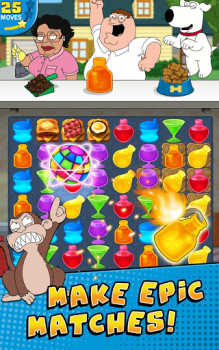 Baixar Family Guy Freakin Mobile Game Quebra-cabeças para Android captura de tela 7