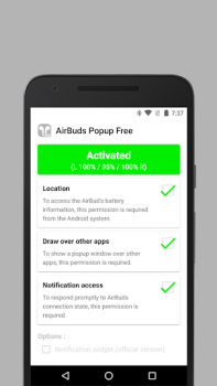 Baixar AirBuds Popup - airpod battery Ferramentas para Android captura de tela 3