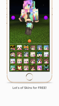 Baixar Custom Skin Creator 3D for Minecraft Entretenimento para Android captura de tela 3
