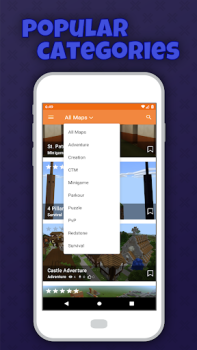 Baixar Maps for Minecraft PE Entretenimento para Android captura de tela 5