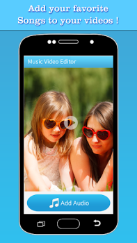 Baixar Music Video Editor Add Audio Editores e Reprodutores de Vídeo para Android captura de tela 2