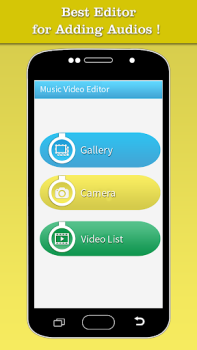 Baixar Music Video Editor Add Audio Editores e Reprodutores de Vídeo para Android captura de tela 6
