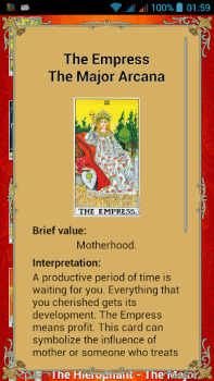 Baixar Tarot Cards Estilo de vida para Android captura de tela 2