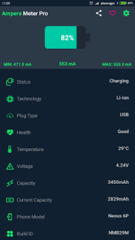 Baixar xAmpere - Battery Charge Info Ferramentas para Android captura de tela 4