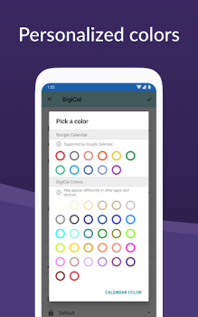 Baixar DigiCal Calendário Agenda Emprego para Android captura de tela 5