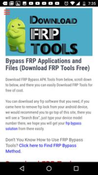 Baixar Bypass FRP Lock Educação para Android captura de tela 2