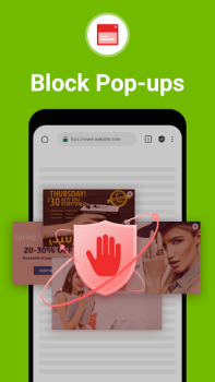 Baixar FAB Adblocker Browser:Adblock Contato para Android captura de tela 3