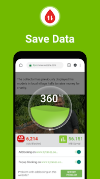 Baixar FAB Adblocker Browser:Adblock Contato para Android captura de tela 7