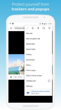 Baixar Kiwi Browser - Fast & Quiet Contato para Android captura de tela 2