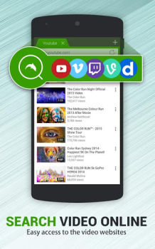 Baixar Dolphin Vídeo - Flash Player Editores e Reprodutores de Vídeo para Android captura de tela 2