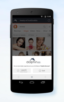 Baixar Navegador Anónimo Dolphin Zero Contato para Android captura de tela 3