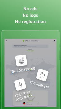 Baixar VPN Lite Without Registration Ferramentas para Android captura de tela 7